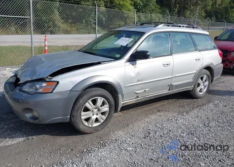 2005 Subaru Outback 2.5I Limited from USA, damaged, VIN 4S4BP62C856388058